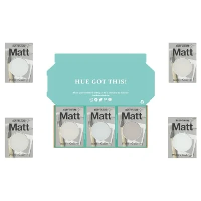 Image of Rust Oleum Wall Paint in Matt Finish Delicate Greys Tester Box