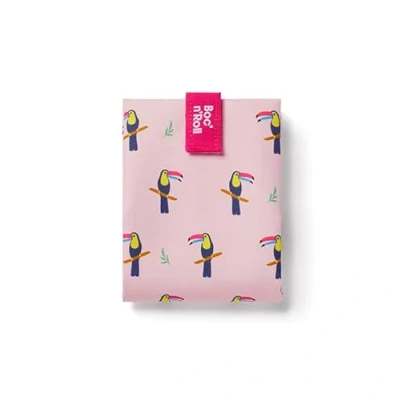Image of Roll&#039;eat ® Reusable Sandwich Bag Container Eco Friendly Food and Washable Wrap Tucan Boc&#039;n&#039;Roll Animals