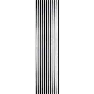 Image of Fuse Acoustic Wooden Wall Panel in Brushed Steel, 240cm x 60cm