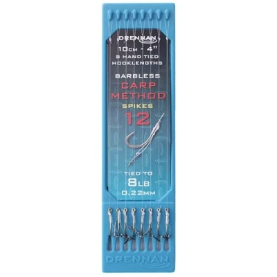 Image of Drennan 4&quot; Carp Method Spike Hook Plate: 12 To 8lb