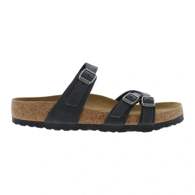 Image of Birkenstock Franca Black Oiled Leather R 38 EU