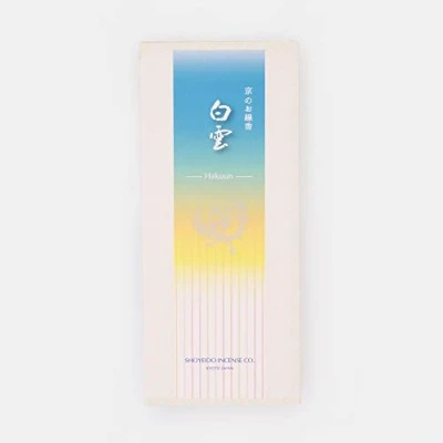 Image of Zen Minded Shoyeido Haku un White Cloud Agarwood Japanese Incense 100% Natural 170 Sticks in Recycled paper Box