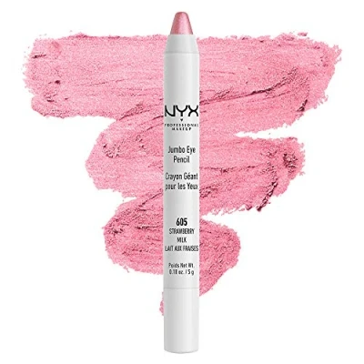 Image of NYX Womens Professional Makeup Jumbo Eye Pencil 605 Strawberry Milk One Size