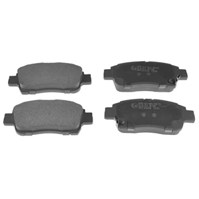 Image of 0446552031, 0446552032, 0446552040, 0446552041, 0446552050 Brake pad set BLUE PRINT ADT34294 Front Axle with acoustic wear warning