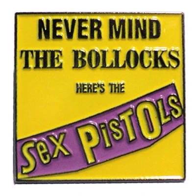 Image of Sex Pistols Never Mind The Bollocks Punk Rock Music Metal Enamel Badge