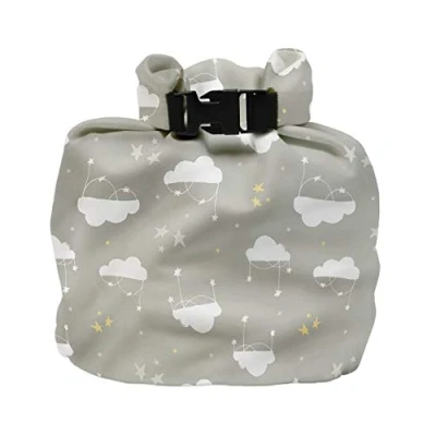 Image of Bambino Mio, Out &amp; About Wet Bag Travel, Waterproof, Reusable Nappy Storage Bag, Nautical