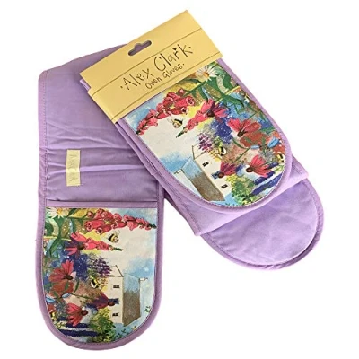 Image of ALEX CLARK BEE GARDEN OVEN GLOVES