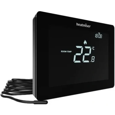 Image of Heatmiser Touch E Programmable Touchscreen Thermostat Carbon