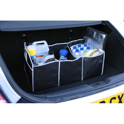 Image of Streetwize Super Large Car Boot Organiser Bag Detachable Cool Folding Winter Accessories Dog Storage Picnic Anti Slip Fabric Tidy SWBO4