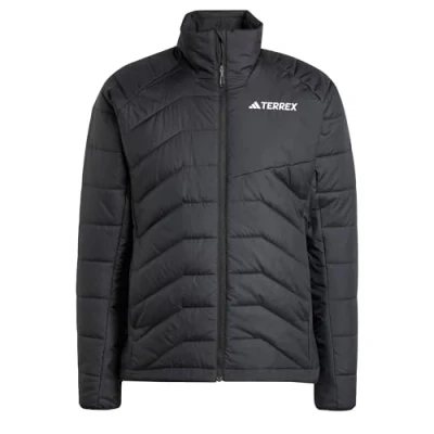 Image of adidas Sportswear Terrex Multi Synthetic Insulated Light jacket, Men&#039;s, Size: XS, Black