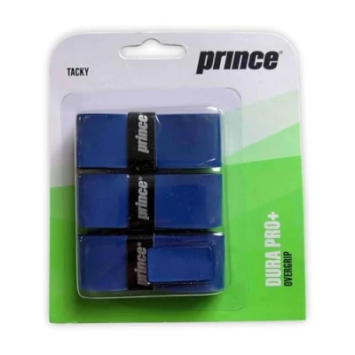 Image of Prince DuraPro + Grip Overgrip Pack of 3 Blue, One Size 7H148220080 BL