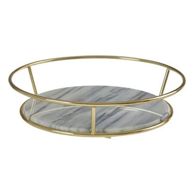 Image of Premier Housewares Fruit Basket, Marble, White, One Size