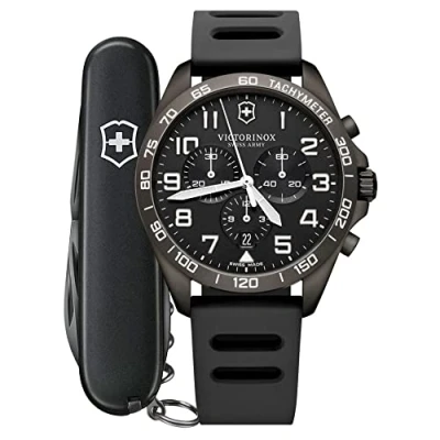 Image of Victorinox FieldForce Sport Chrono Men&#039;s Black Watch 241926.1