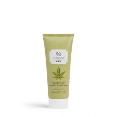 Image of The Body Shop CBD Soothing Oil Balm Cleansing Mask Hydration moisturising Hemp Seed 100ml