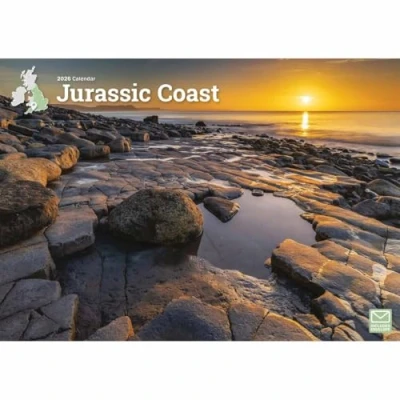Image of Carousel Worldwide, Jurassic Coast 2026 A4 Wall Calendar