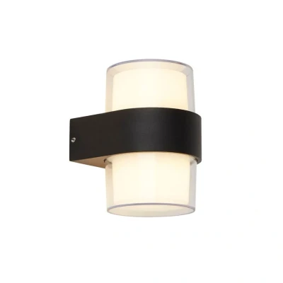 Image of Searchlight Pittsburgh LED outdoor wall light up/down round