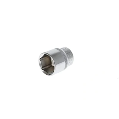 Image of GEDORE red Socket, 1/2&quot; 12.5 mm drive, hexagonal, 27 AF, Tool, R610002706, steel