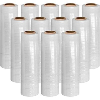 Image of Heavy Duty Strong Pallet/Stretch/Shrink Wrap Packaging Cling Film 17mu 400mm x 250m 48 Clear