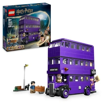 Image of LEGO Harry Potter Knight Bus Adventure with 5 Collectible Minifigures incl. Ernie Prang &amp; Stan Shunpike, Detachable Triple Decker Vehicle Toy for Wizarding World Fans, 8+ Year Old Boys Girls, 76446
