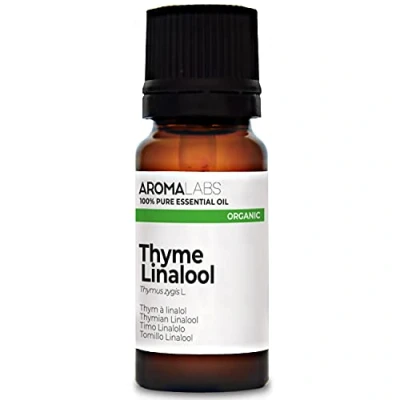 Image of Bio Thyme Linalool Essential Oil 10mL 100% Pure, Natural, Chemotyped and AB Certified AROMA LABS (French Brand)