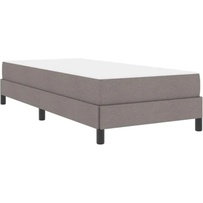 Image of Box Spring Bed Other Taupe 80 x 200 cm Fabric Vidaxl