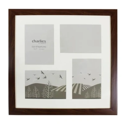 Image of Charlies Rustic Effect 4 Aperture Picture Frame