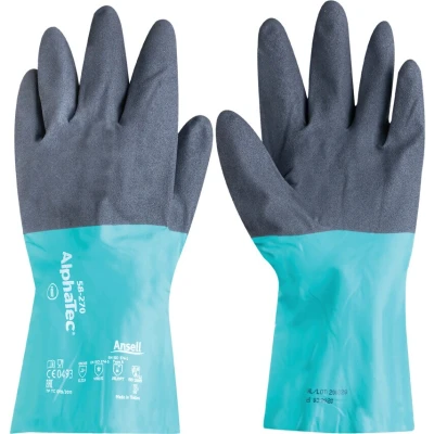 Image of Ansell 58 270 VP Nitrile Fully Coated Gauntlet Size 6