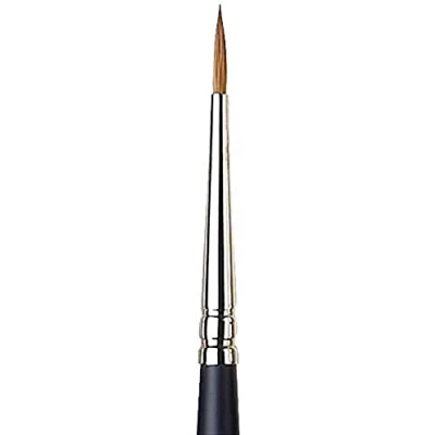 Image of Winsor and Newton Artists Watercolour Sable Brush Round Size 1