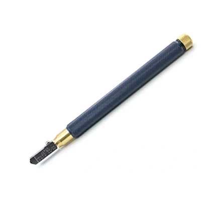 Image of TOYO Oil Glass Cutter Cutting Angle 138 Narrow Head Brass Handle TC 10 B