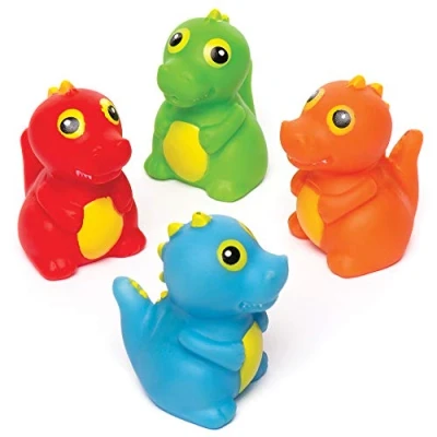 Image of Baker Ross AW518 Dinosaur Duck Water Squirters (Pack of 4)