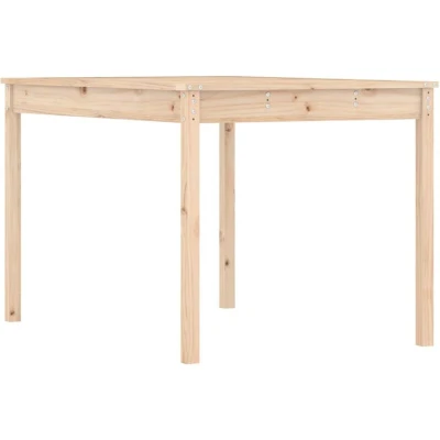 Image of vidaXL Garden Table 121x82.5x76 cm Solid Wood Pine
