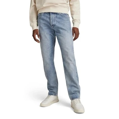 Image of G STAR RAW Men&#039;s Triple A Regular Straight Jeans, blue (sun faded air force D19161 C967 C947), 33W / 34L