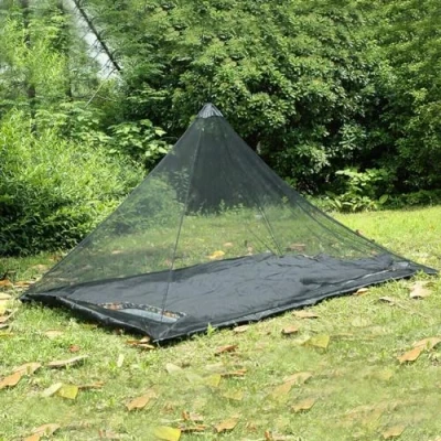 Image of Mosquito Netting for Camping with Carry Bag Large Size 220X120cm Compact And Lightweight Protection accessories, Travel, Adult Tent Bed,Sleeping Bags