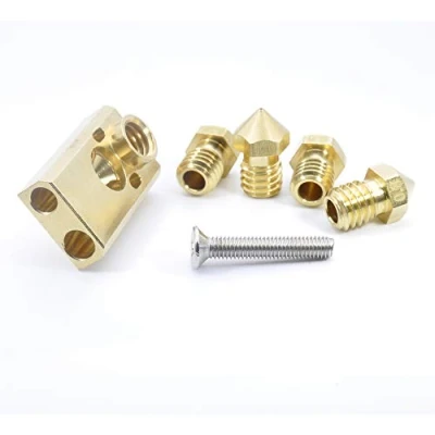 Image of Heater Block Nozzle kit Compatible with Ultimaker 2 + UM2 Extended 3D Printer Olsson Hotend, Interchangeable Nozzle, 3.0mm