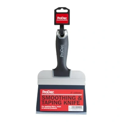 Image of ProDec 6&quot; Carbon Steel Taping Knife for and Filling Plasterboard/Drywall
