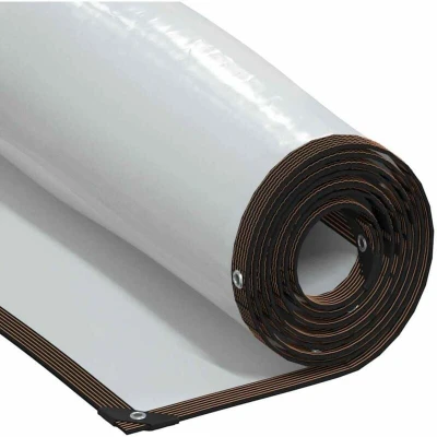 Image of vidaXL Clear Tarpaulin with Eyelets 1x6 m Polyethylene