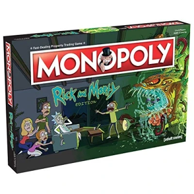 Image of Rick and Morty Monopoly Board Game