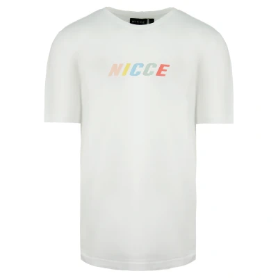 Image of Nicce Men T Shirt Myriad Fashion Casual Sportstyle Active Clothing Everyday New (X Large, White)
