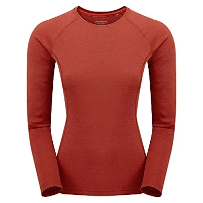 Image of Montane Ladies Dart Long Sleeve T Shirt Uluru Red 8