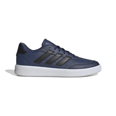 Image of adidas Men&#039;s Courtblock Shoes, Dark Blue/core Black/FTWR White, 5.5 UK