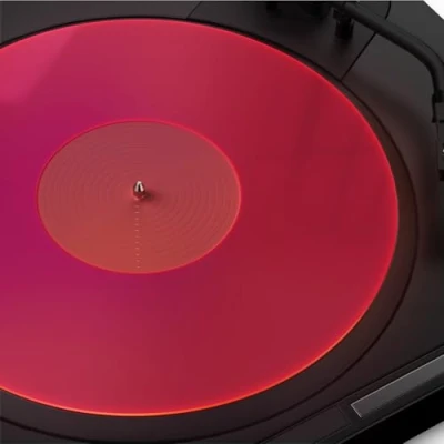 Image of Turntable Mat Record Platter Slipmat: Acrylic Player Vinyl Slipmat for Turntables Antistatic Tighter &amp; Defined Bass, Pink