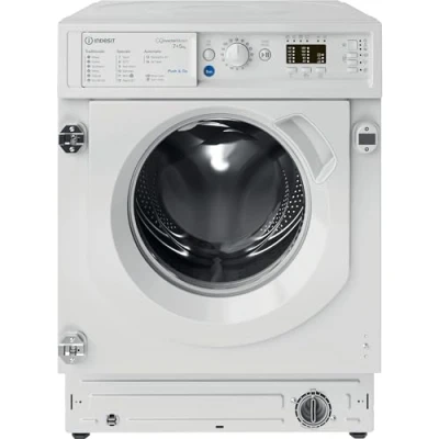 Image of Push&amp;Go 7kg Wash 5kg Dry 1400rpm Integrated Washer Dryer White