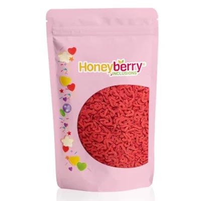 Image of HONEYBERRY INCLUSIONS Christmas Candy Cane Sprinkles 200g Premium Edible Decorating Mini Red Canes for Baking, Cupcakes, Cake Decorations, Ice Cream, Dessert, and Icing Toppers