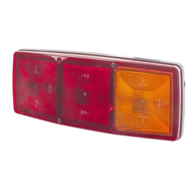 Image of 19648940 Rear light HELLA 2SD 003 167 021 Right P21W, R10W black 12, 24V without bulbs with seal, bulb holder