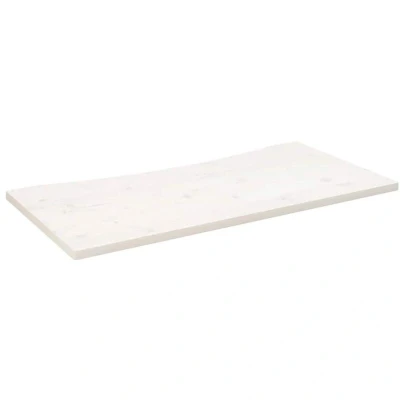 Image of vidaXL Desk Top White 110x55x2.5 cm Solid Wood Pine