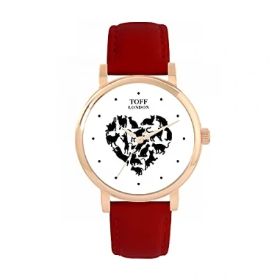Image of Toff London Ladies Love Cats Watch