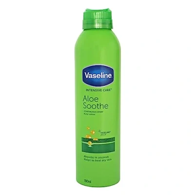 Image of Vaseline Intensive Care Aloe Soothe Spray Moisturiser 190ml