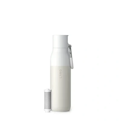 Image of LARQ Bottle Filtered Insulated Stainless Steel Water BPA Free with Nano Zero technology and long lasting filters, Granite White, 25oz