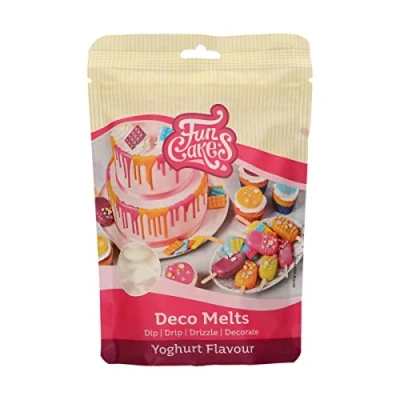 Image of FunCakes Deco Melts Yoghurt Flavour, AZO Free, 250 g