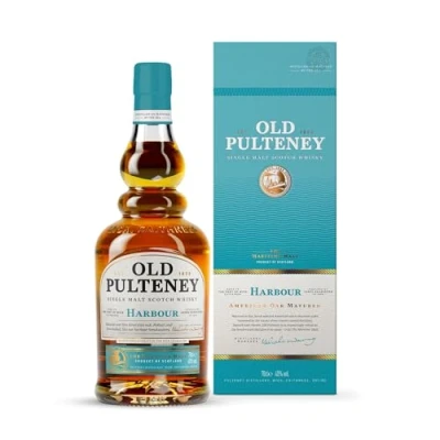 Image of Old Pulteney Harbour, Single Malt Scotch Whisky, Matured In American Oak Ex Bourbon Casks, 40% ABV, 70cl,